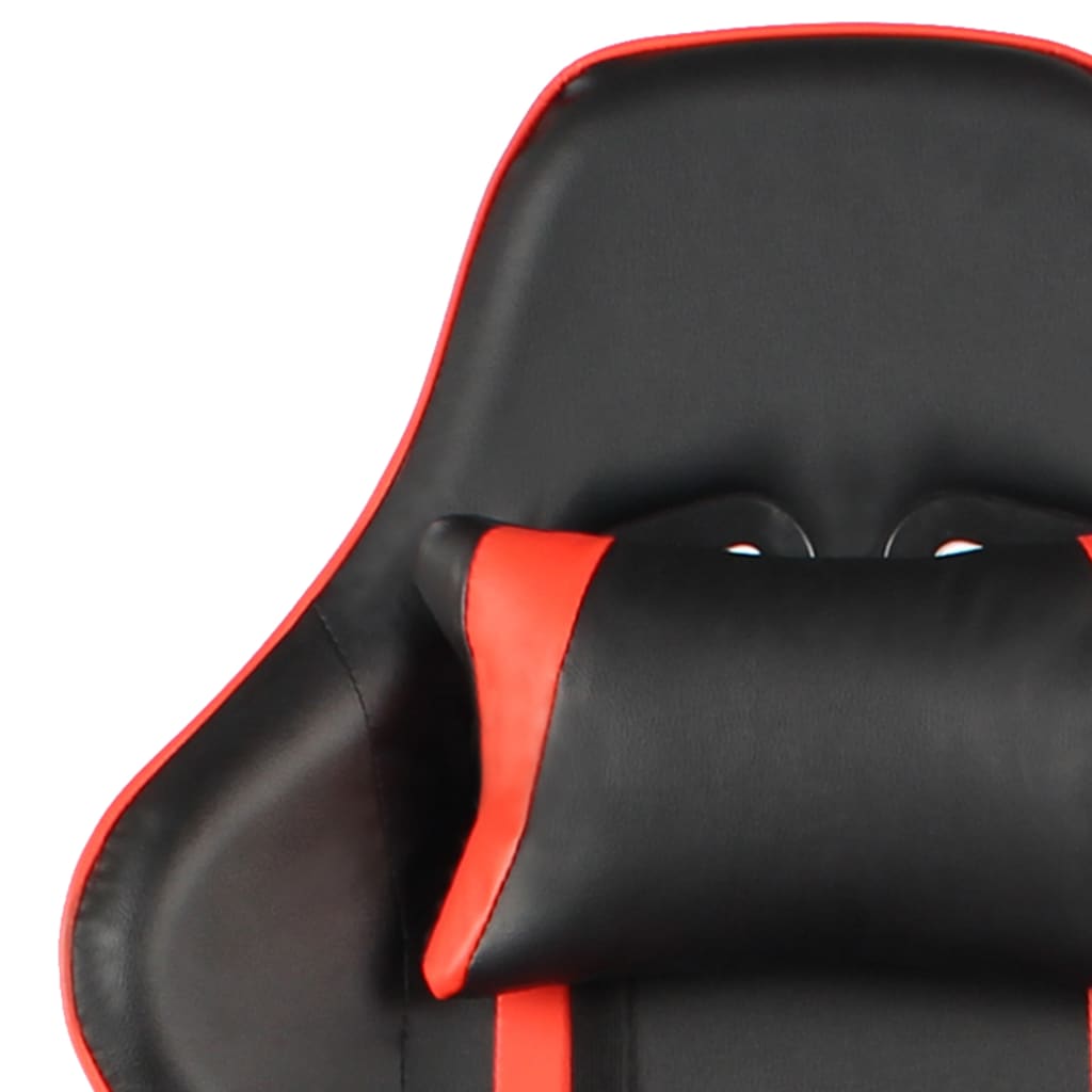 vidaXL Chaise de jeu pivotante Rouge PVC