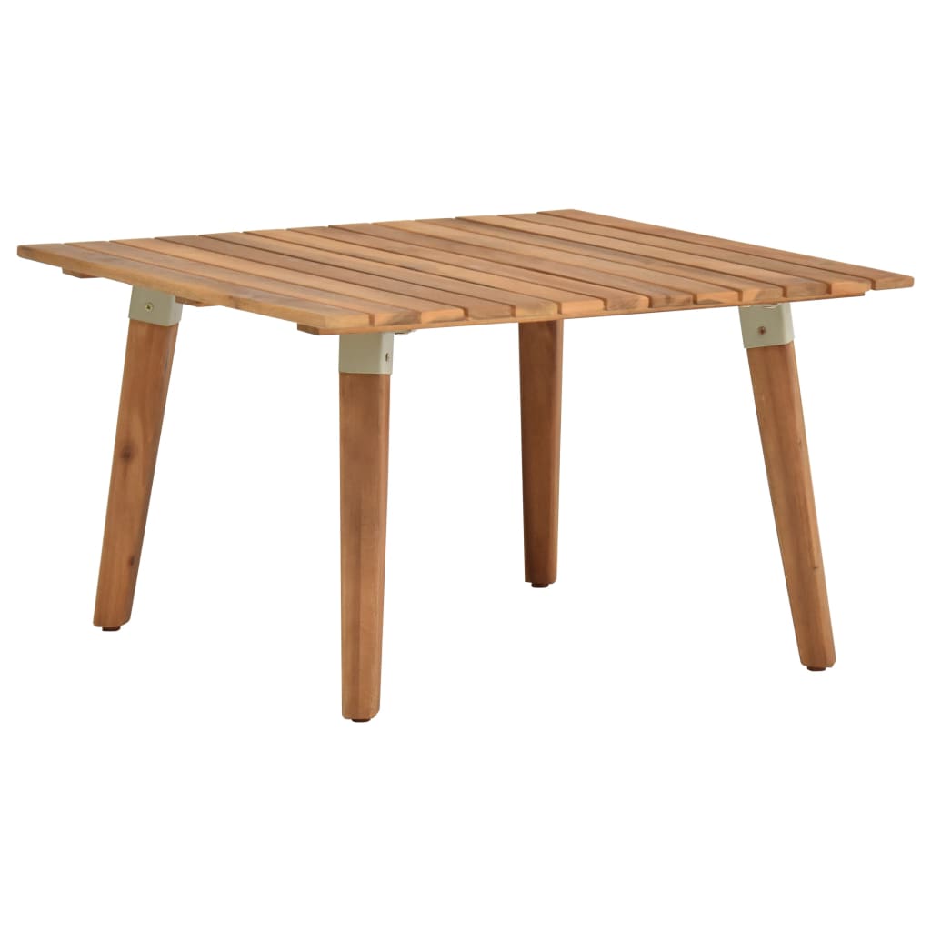 vidaXL Table basse de jardin 60x60x36 cm Bois solide d'acacia