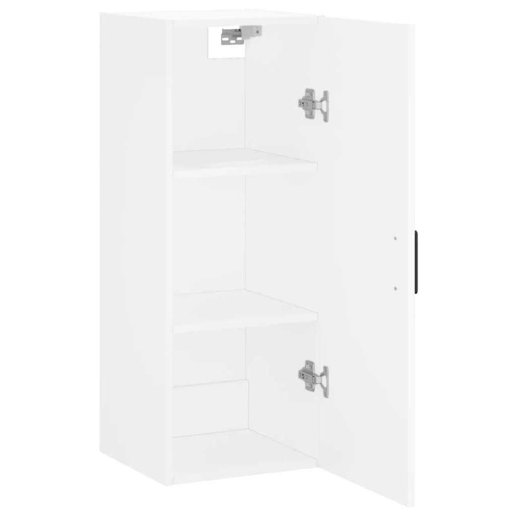 vidaXL Armoire murale blanc 34,5x34x90 cm