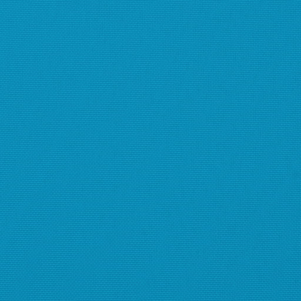vidaXL Coussin de palette bleu 70x40x12 cm tissu