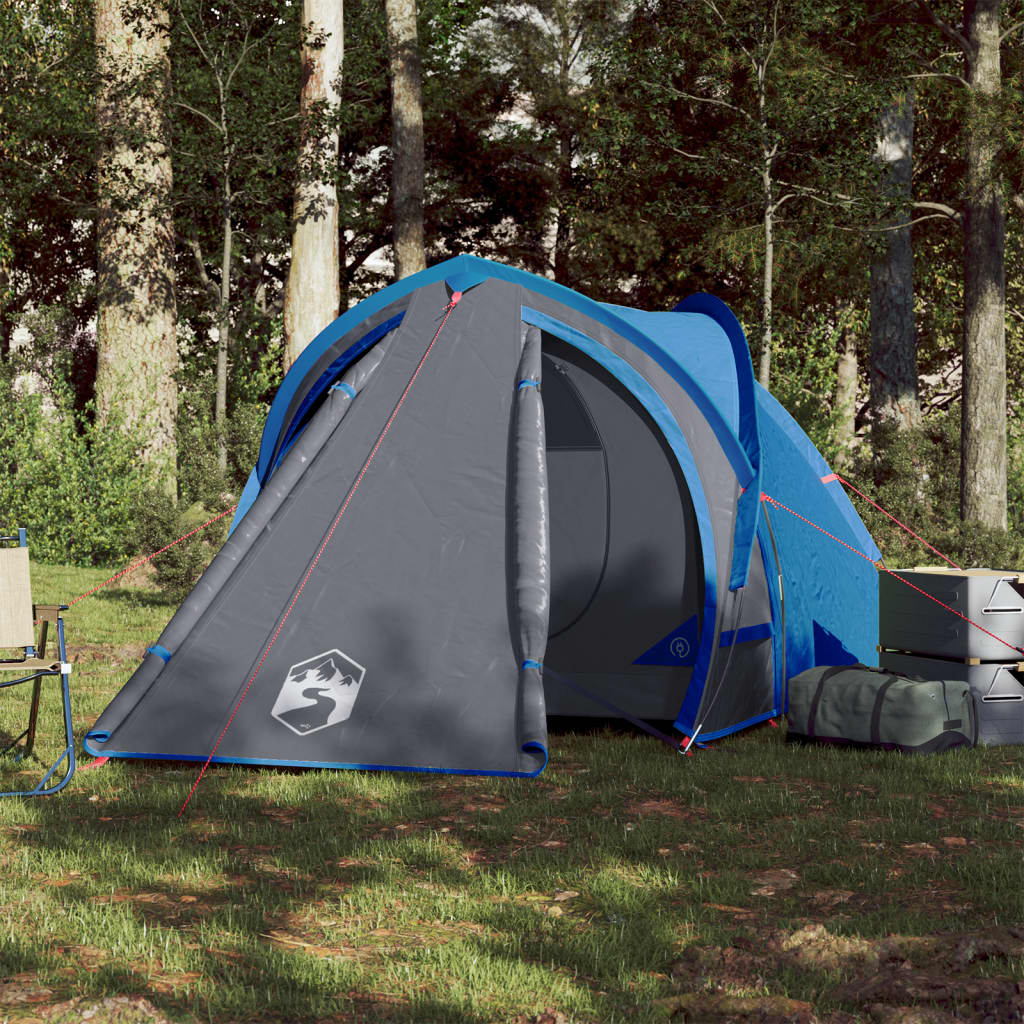 vidaXL Tente de camping à dôme 2 personne bleu imperméable