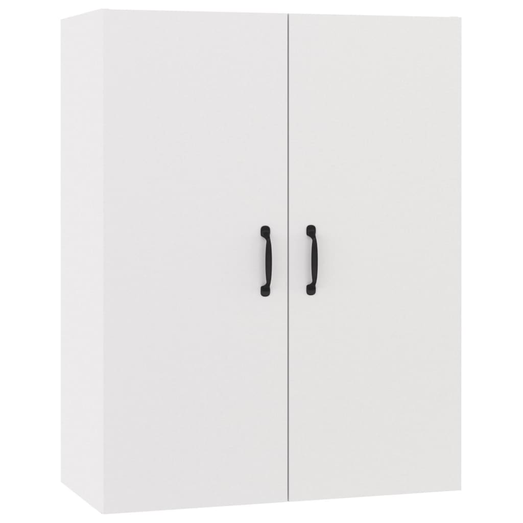 vidaXL Buffet blanc 69,5x32,5x180 cm bois d'ingénierie