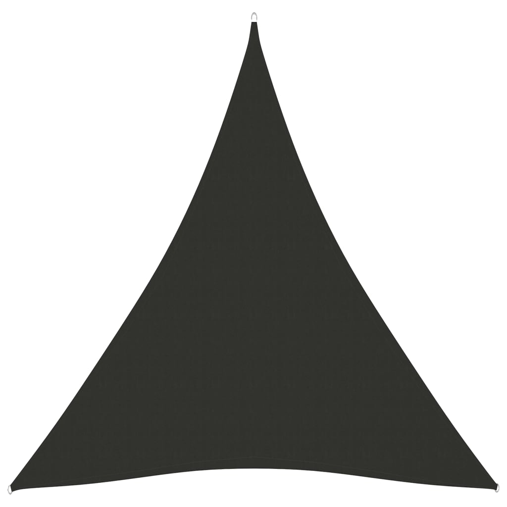 vidaXL Voile de parasol Tissu Oxford triangulaire 5x7x7 m Anthracite