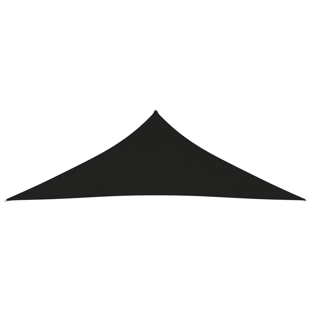 vidaXL Voile de parasol tissu oxford triangulaire 3x3x4,24 m noir