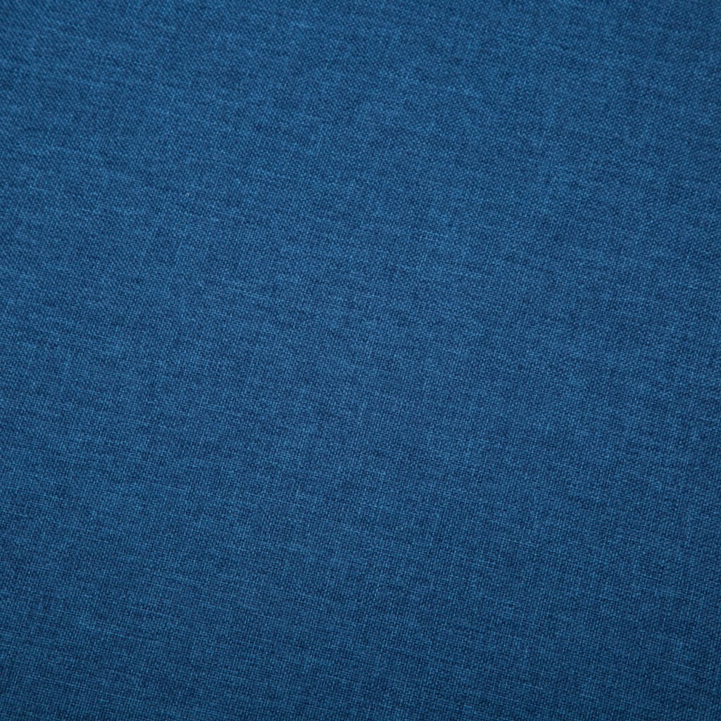 vidaXL Canapé d'angle Revêtement en tissu 186x136x79 cm Bleu