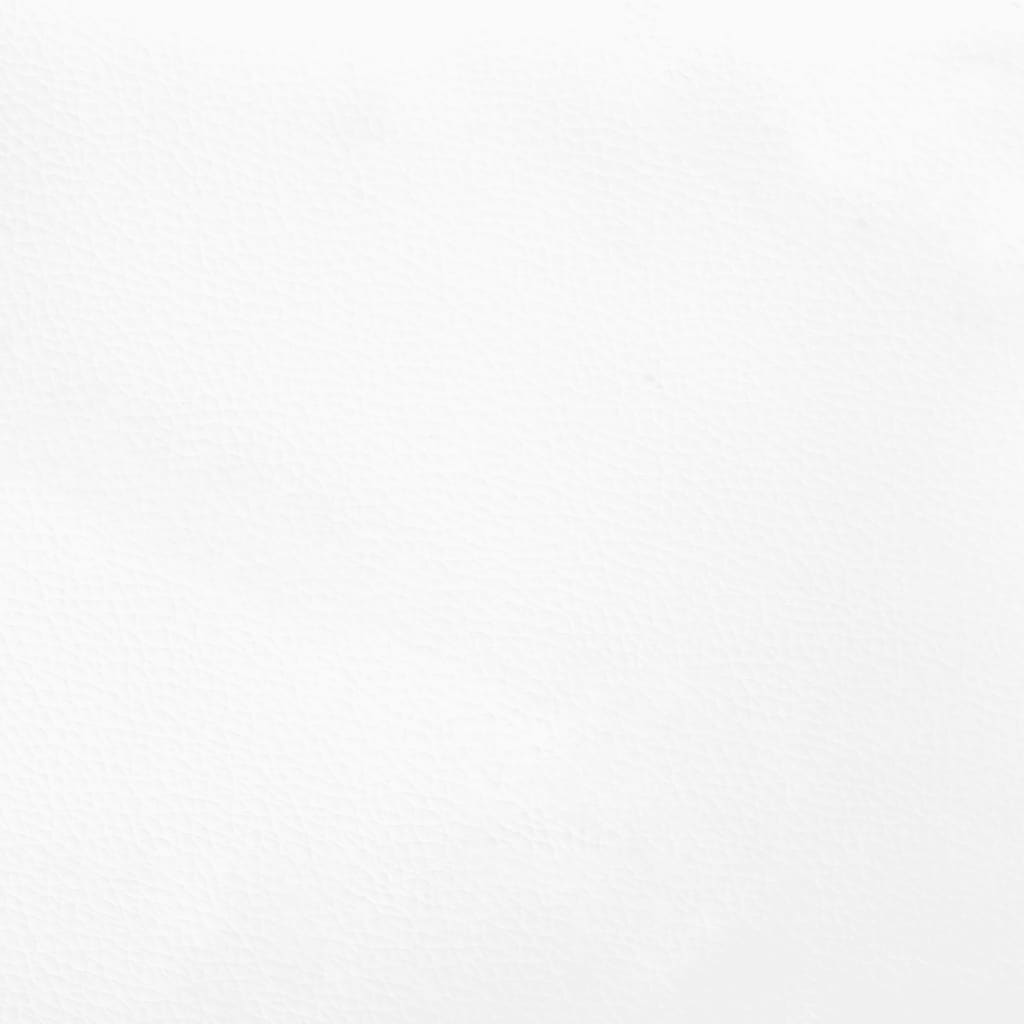 vidaXL Cadre de lit Blanc 180x200 cm Similicuir