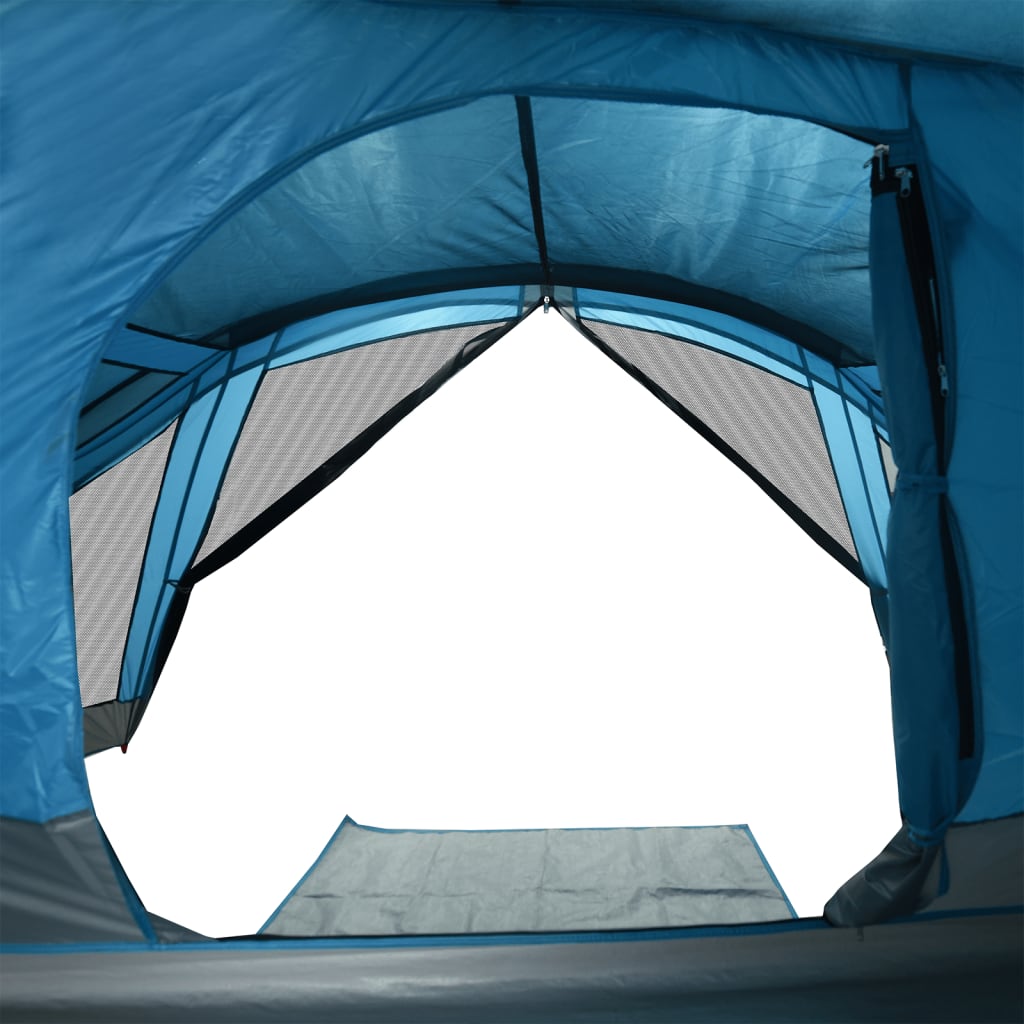 vidaXL Tente de cabine familiale 6 personnes bleu imperméable