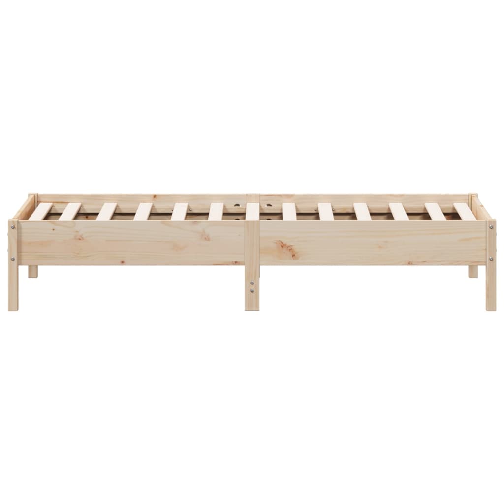 vidaXL Cadre de lit sans matelas 75x190 cm bois de pin massif