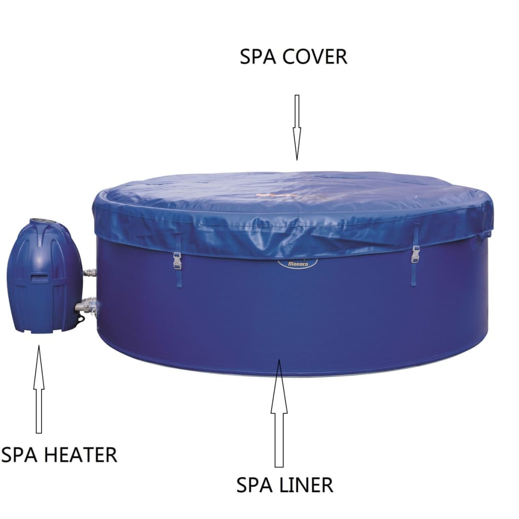 Lay-Z-Spa Spa rond gonflable Monaco 1453 L 54113