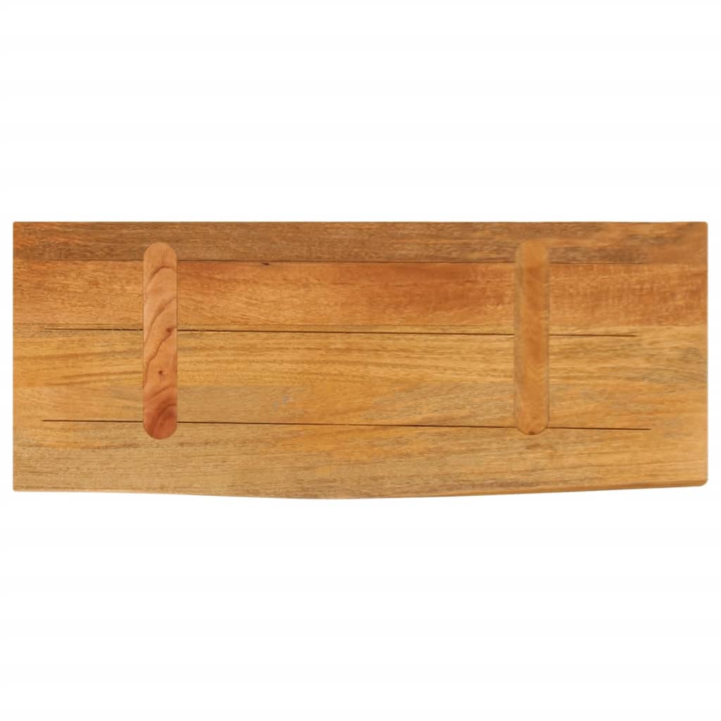 vidaXL Dessus de table à bord vivant 70x30x2,5 cm bois massif manguier