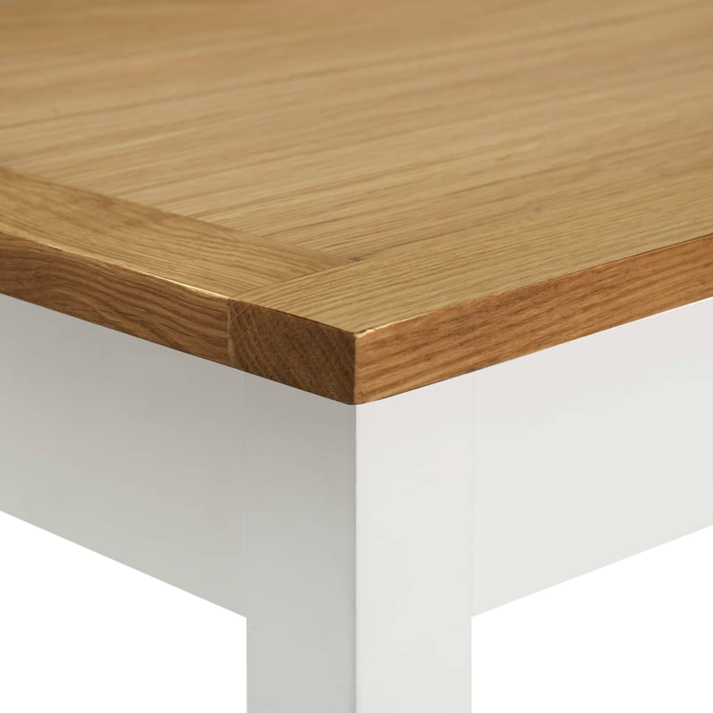 vidaXL Table de bar 100x40x110 cm Bois de chêne solide