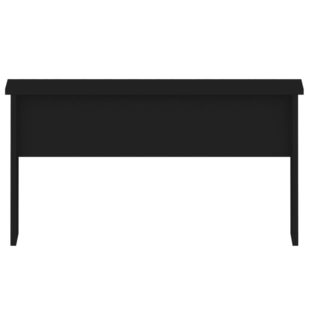 vidaXL Table basse Noir 80x50,5x41,5 cm Bois d'ingénierie