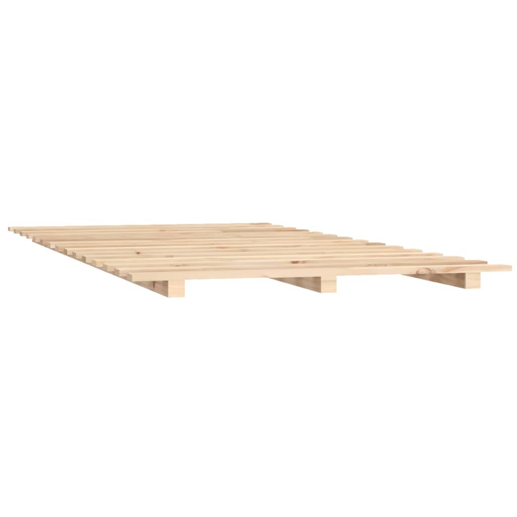 vidaXL Cadre de lit sans matelas 75x190 cm bois de pin massif