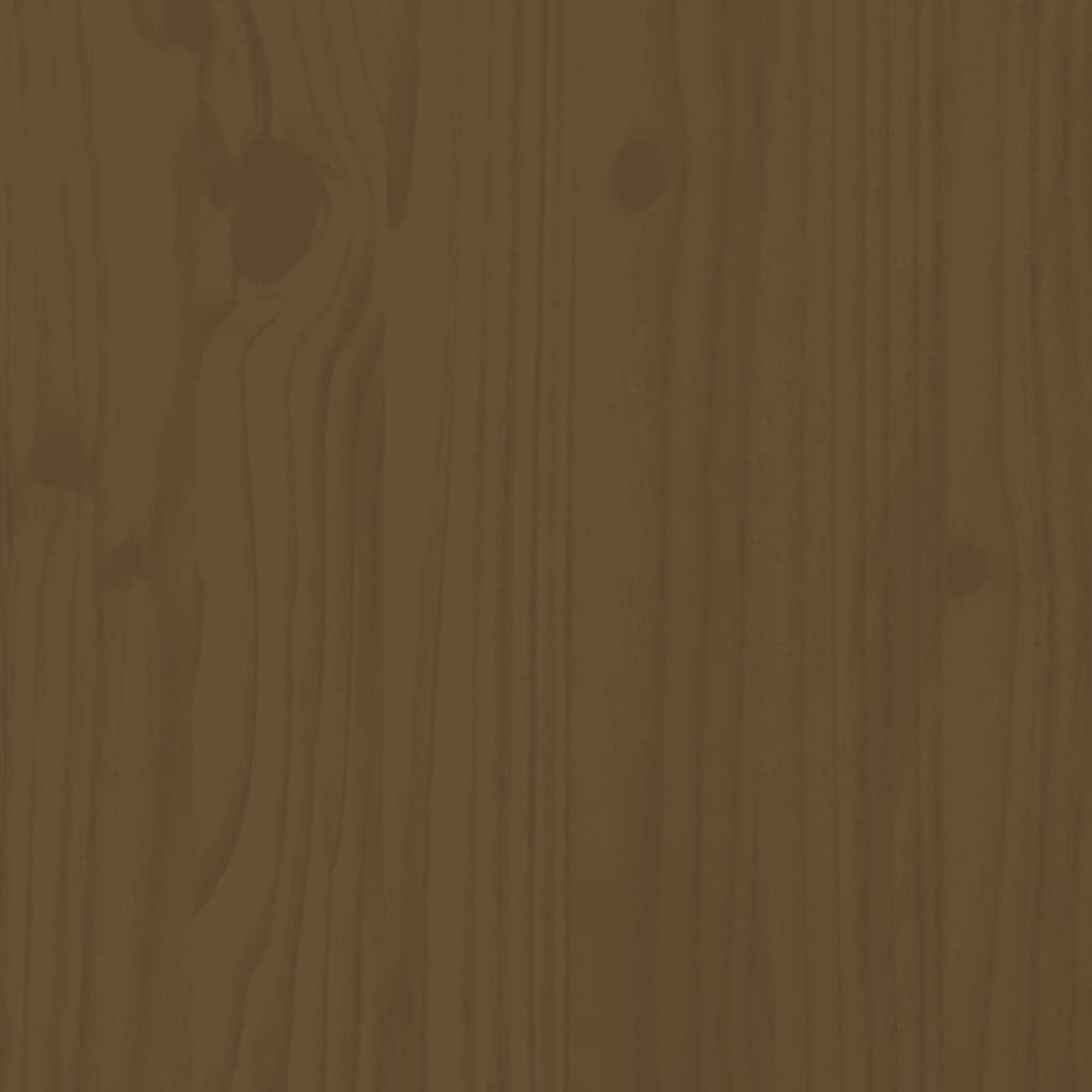vidaXL Banc de jardin marron miel 109x48x91,5 cm bois de pin massif