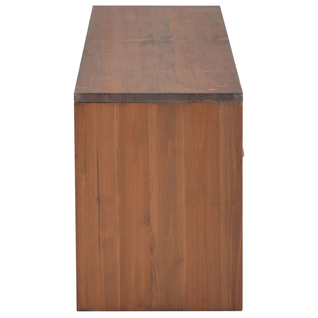 vidaXL Meuble TV avec 4 tiroirs 120x30x40 cm Bois massif de sapin