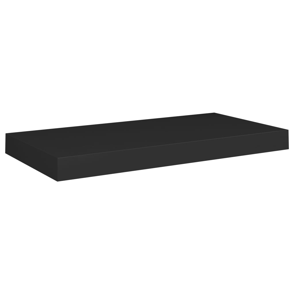 vidaXL Étagères murales flottantes 2 pcs noir 50x23x3,8 cm MDF