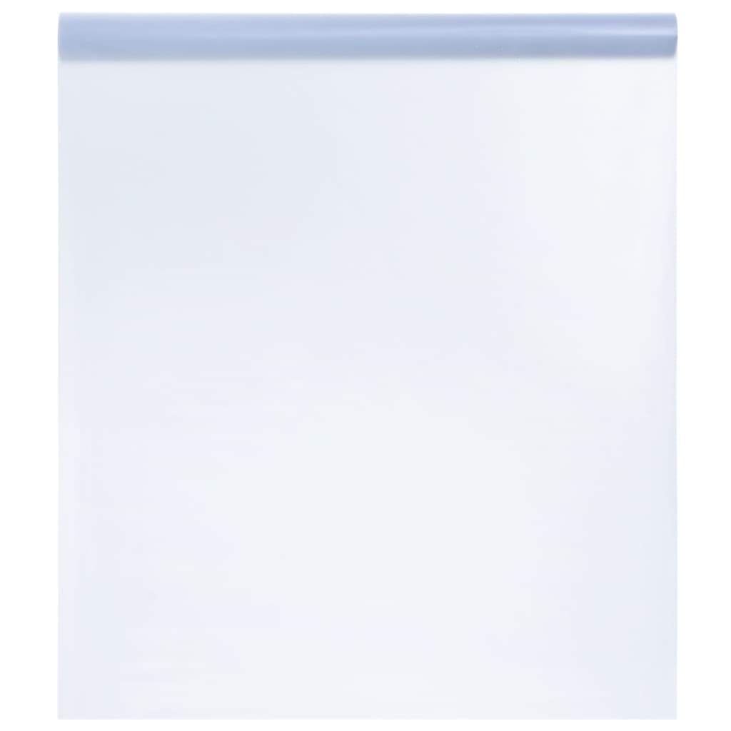 vidaXL Film pour fenêtre statique dépoli gris transparent 45x500cm PVC
