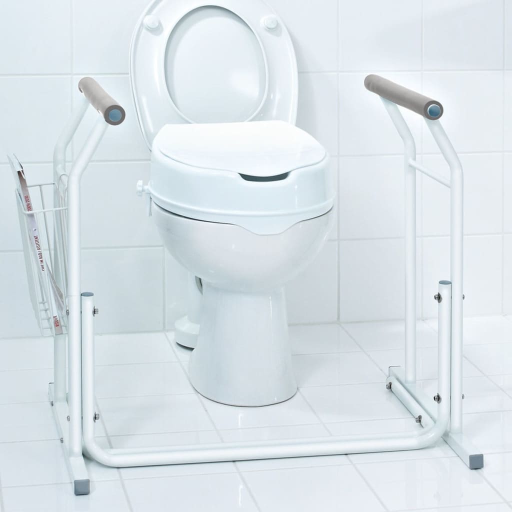 RIDDER Barre d'appui mobile pour toilettes Blanc 150 kg A0110101