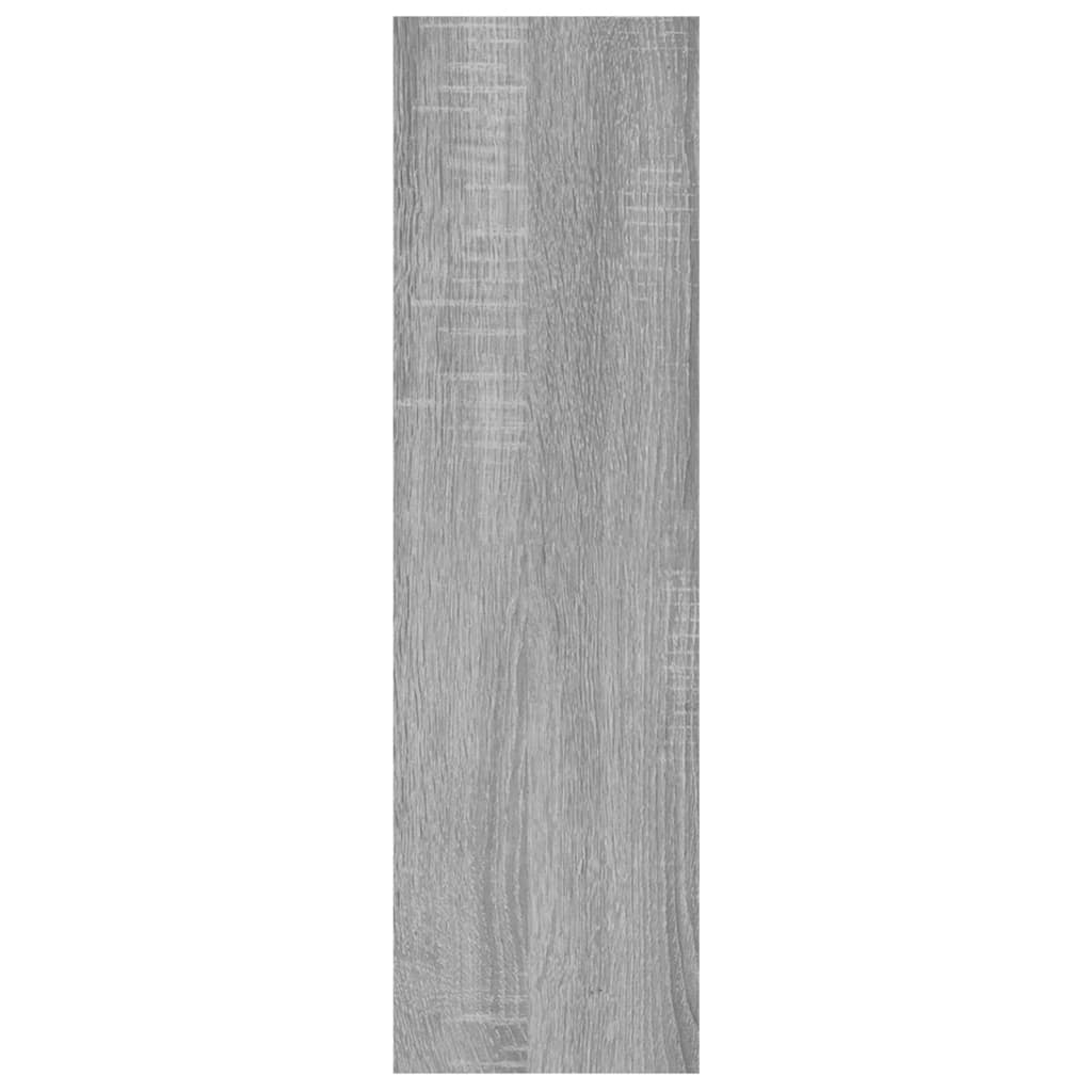 vidaXL Étagère murale Sonoma gris 75x16x55 cm Bois d'ingénierie