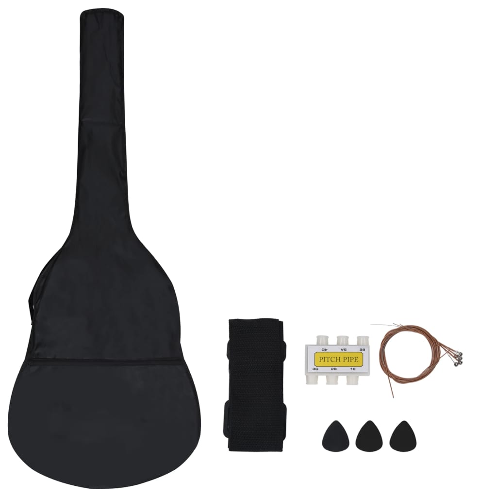 vidaXL Ensemble de guitare classique pour débutants 8 pcs 1/2 34"