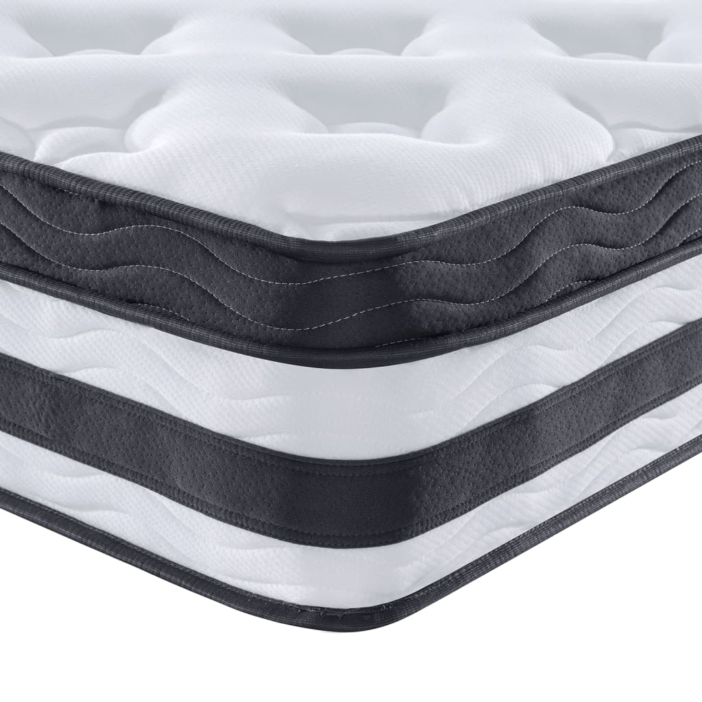 vidaXL Matelas à ressorts ensachés moyen 140x200 cm