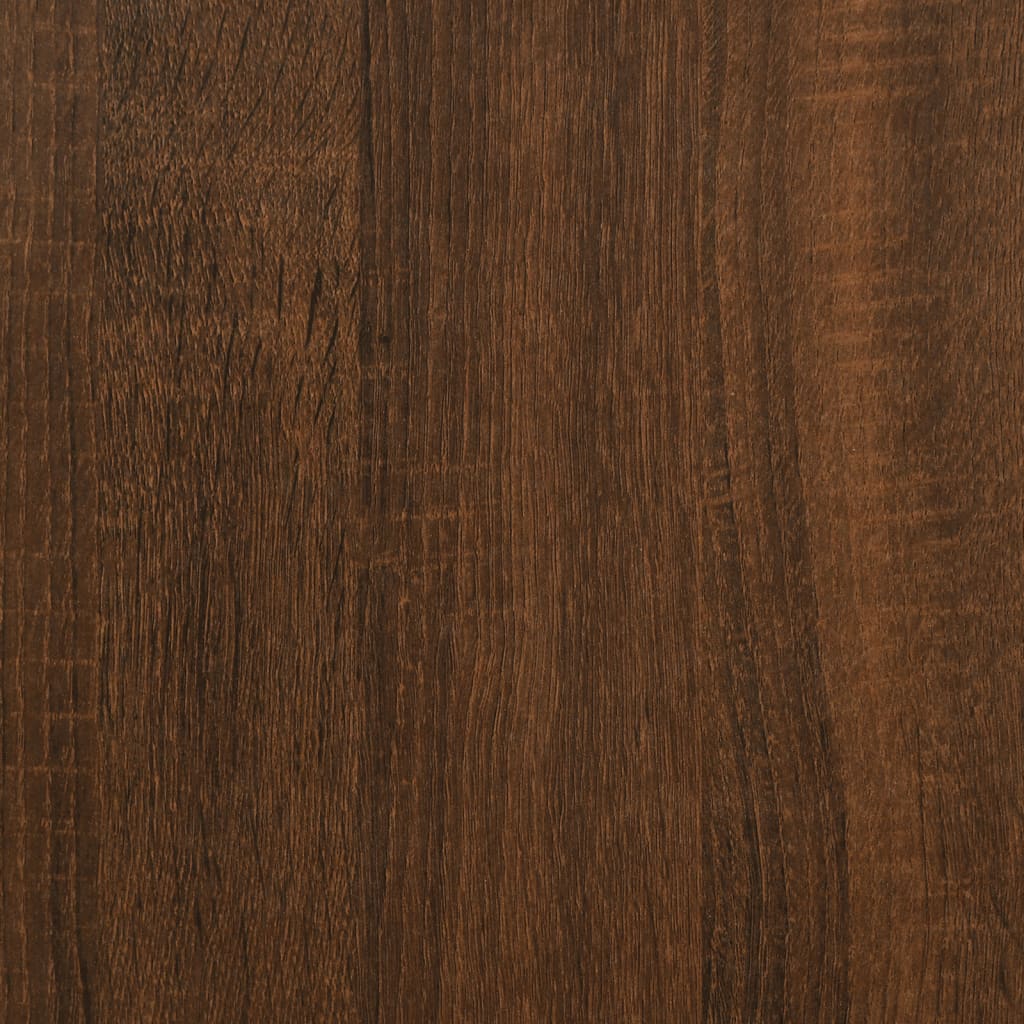 vidaXL Banc de rangement chêne marron 102x42x46 cm bois d'ingénierie