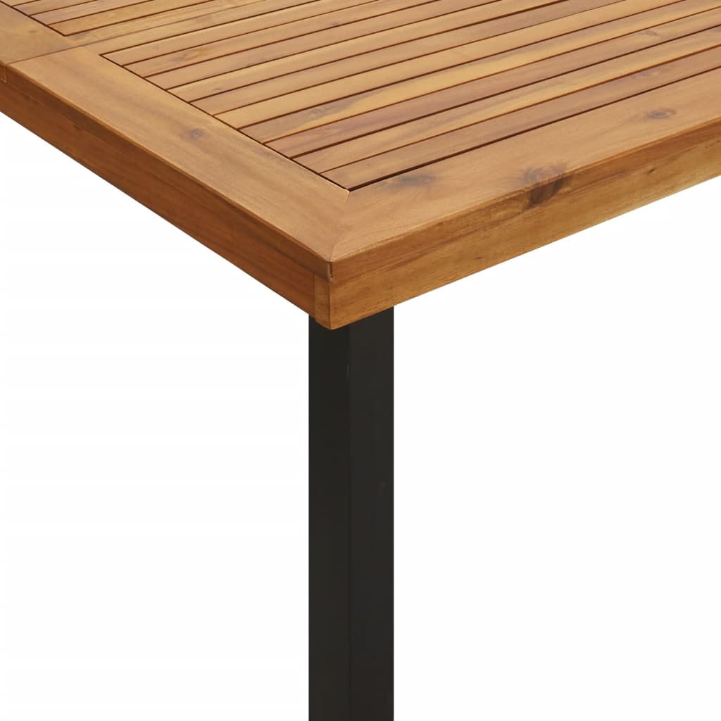 vidaXL Table de jardin 200x100x75 cm bois d'acacia solide