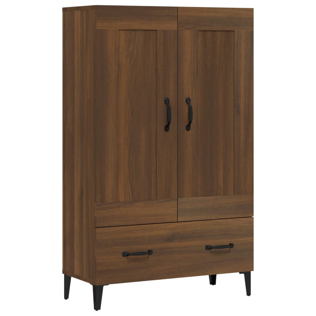 vidaXL Buffet Chêne marron 70x31x115 cm Bois d'ingénierie