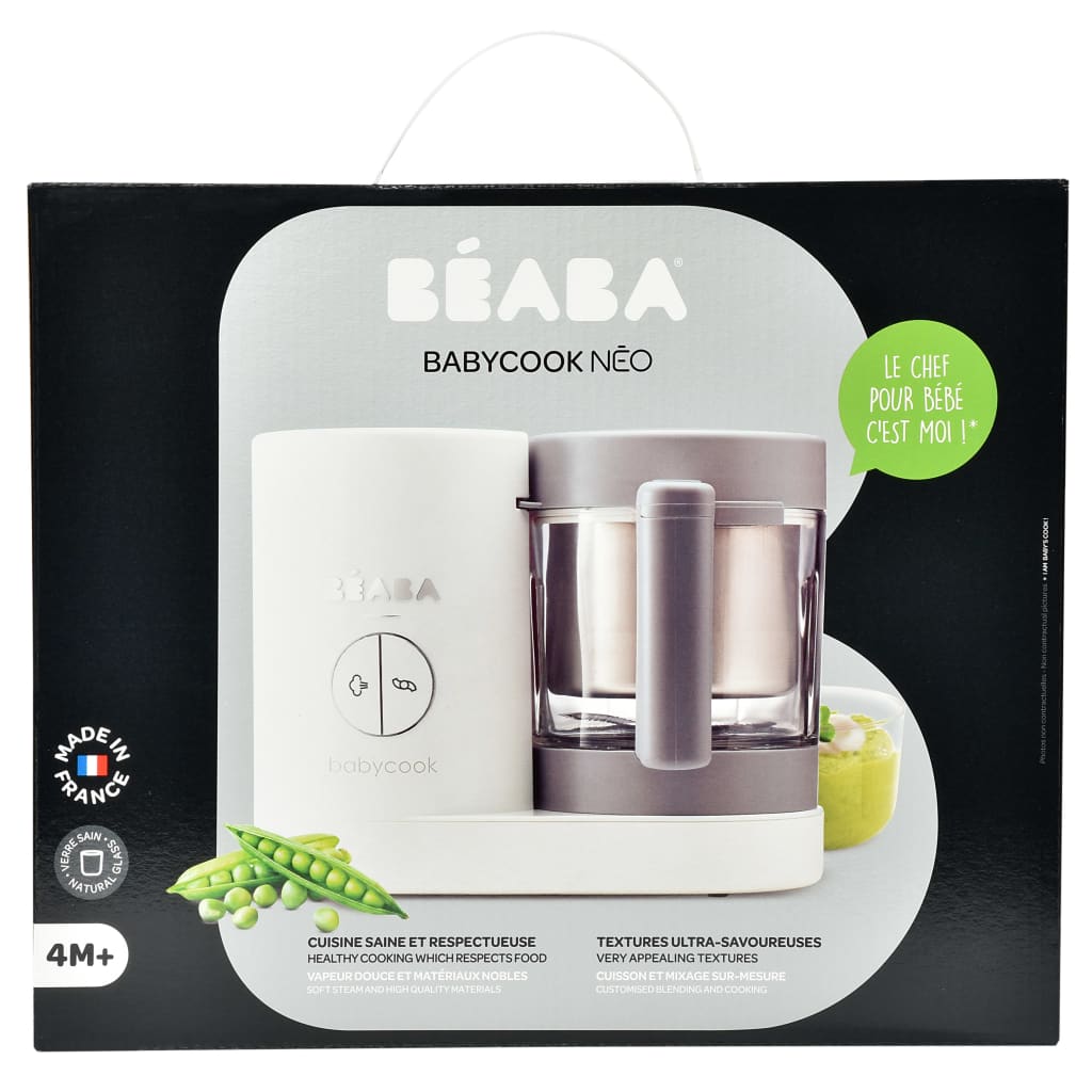 Beaba Robot culinaire 4 en 1 Babycook Neo 400 W Gris et blanc