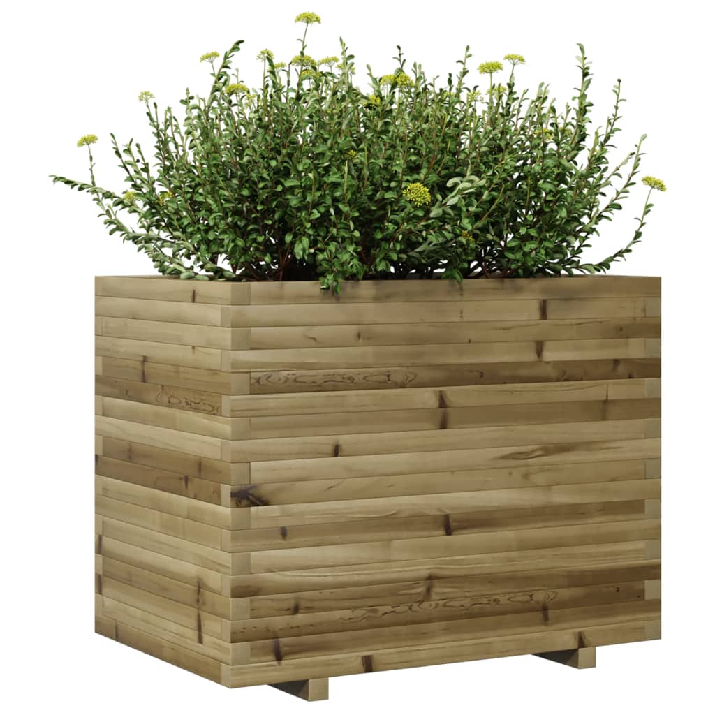 vidaXL Jardinière 90x60x72 cm bois de pin imprégné