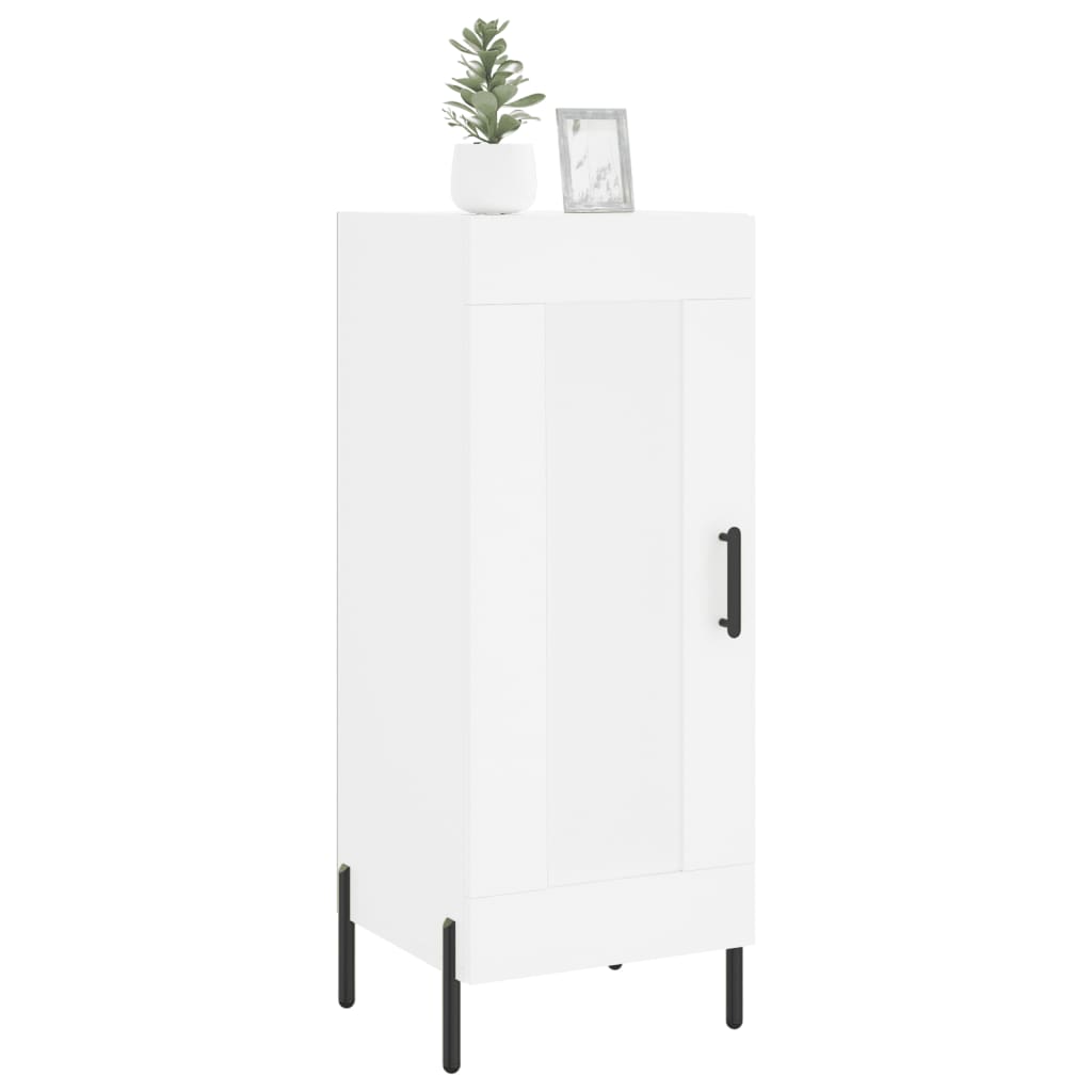 vidaXL Buffet blanc 34,5x34x90 cm bois d'ingénierie