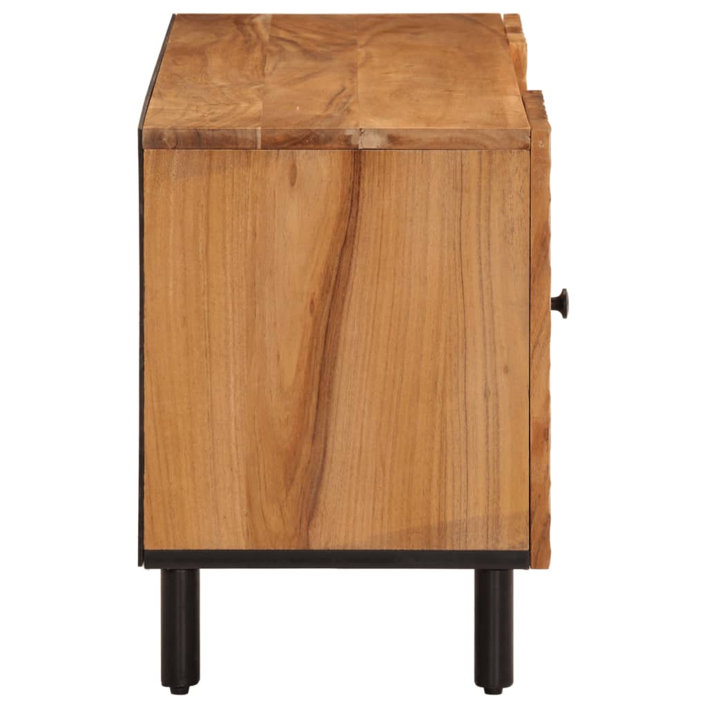 vidaXL Meuble TV 105x33x46 cm Bois d'acacia massif