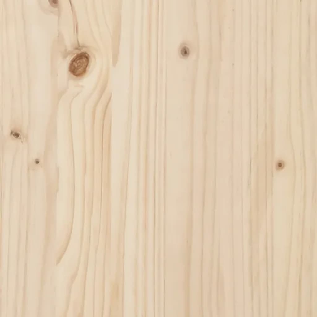 vidaXL Cadre de lit 75x190 cm petit simple bois massif de pin
