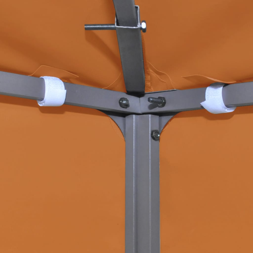 vidaXL Toile de remplacement de belvédère 310 g/m² Orange 3x4 m