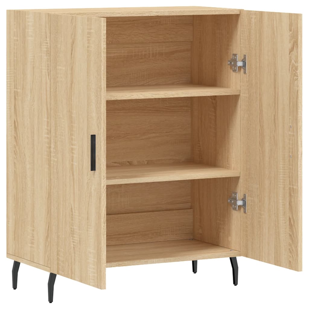 vidaXL Buffet chêne sonoma 69,5x34x90 cm bois d'ingénierie