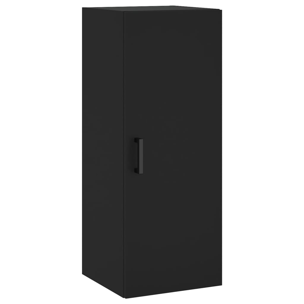 vidaXL Armoire murale noir 34,5x34x90 cm