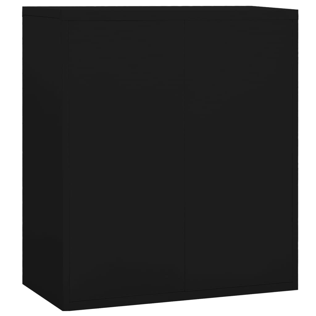 vidaXL Classeur Noir 90x46x103 cm Acier