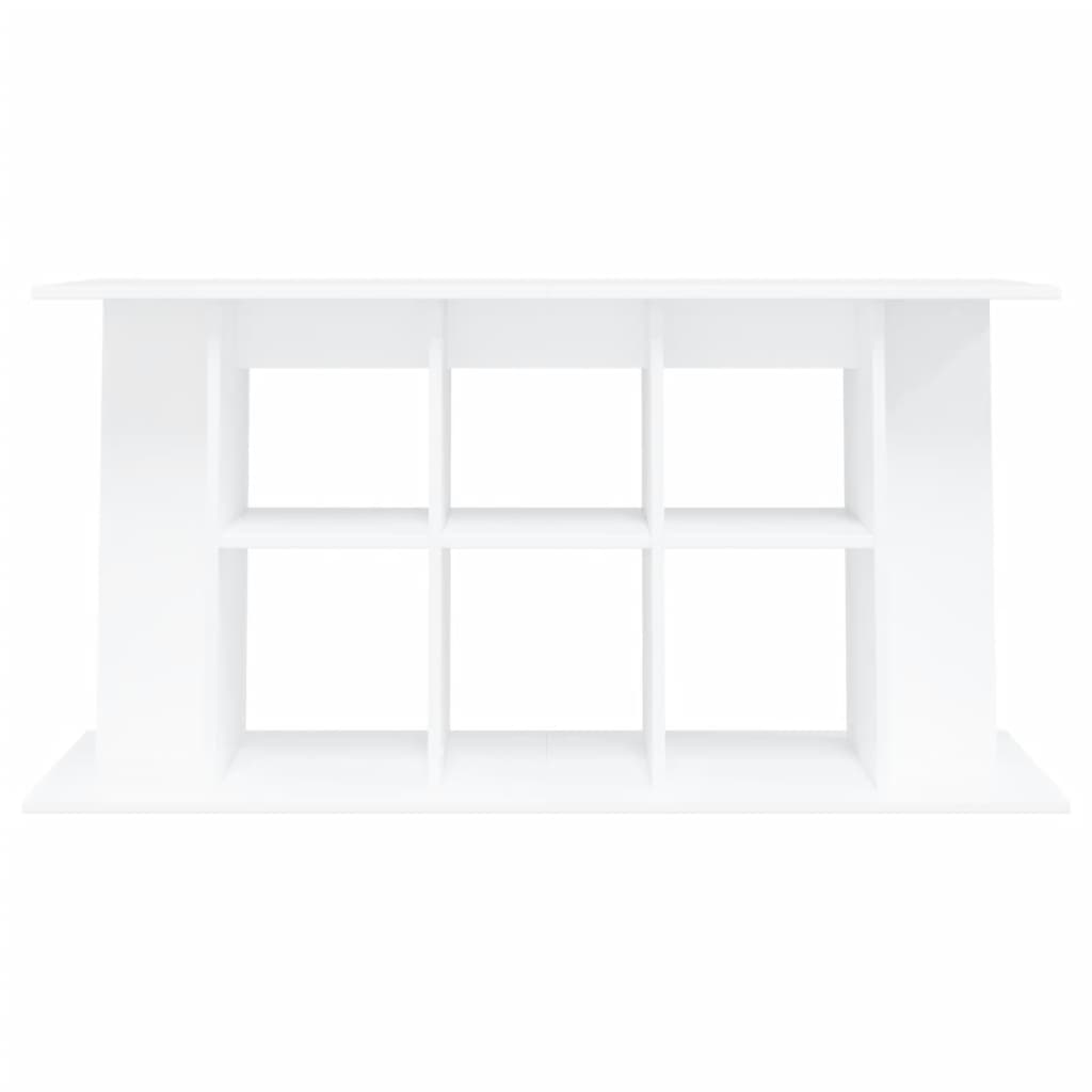 vidaXL Support pour aquarium blanc 120x40x60 cm bois d'ingénierie