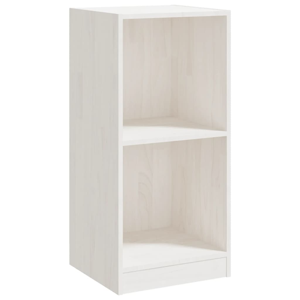 vidaXL Armoire d'appoint blanc 35,5x33,5x76 cm bois de pin massif