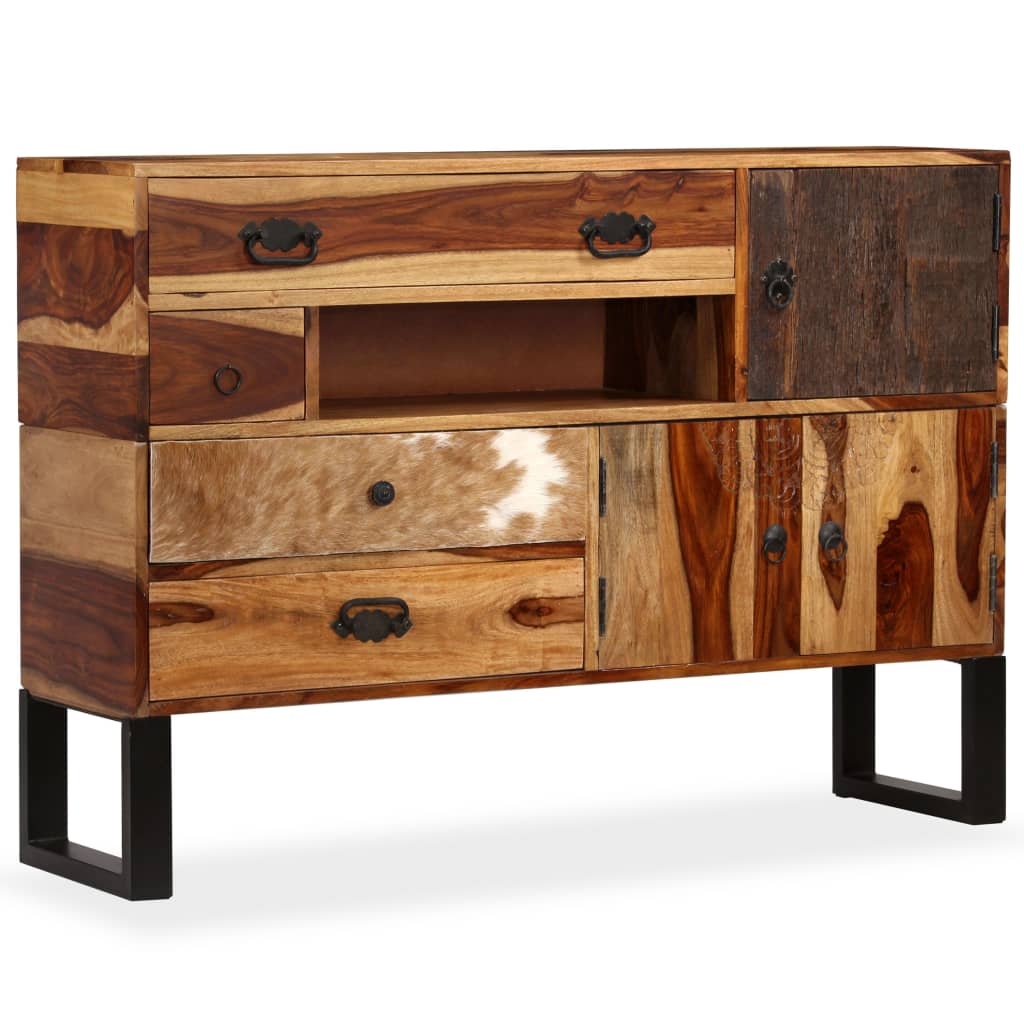 vidaXL Buffet Bois massif de Sesham 115x30x80 cm