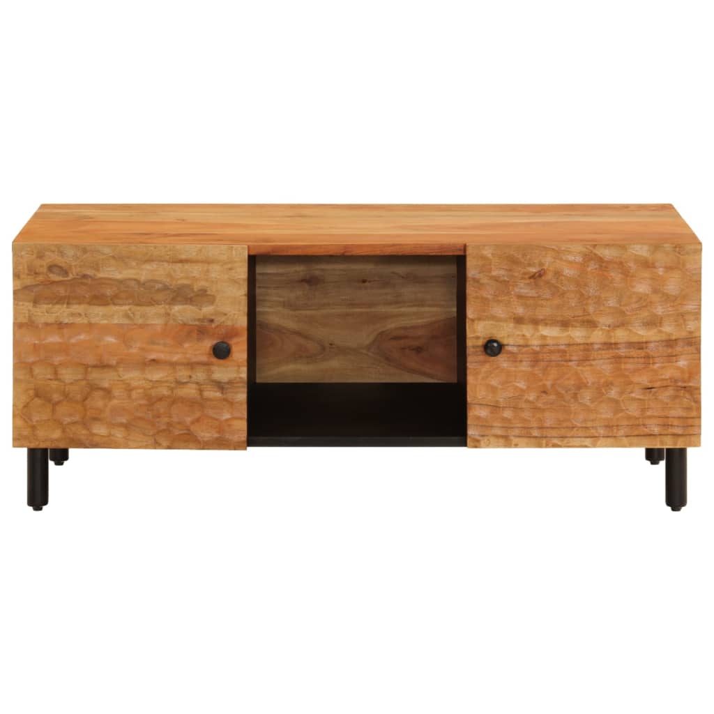 vidaXL Table basse 100x54x40 cm bois massif d'acacia
