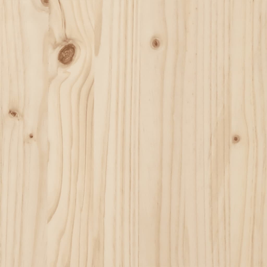 vidaXL Lit avec tiroirs et matelas 120x200 cm bois massif de pin