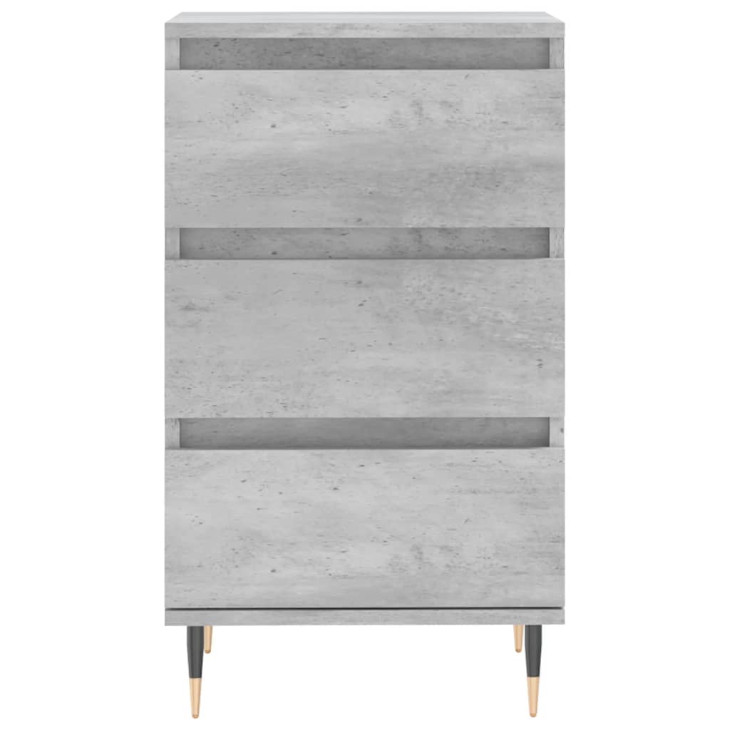 vidaXL Buffet gris béton 40x35x70 cm bois d'ingénierie