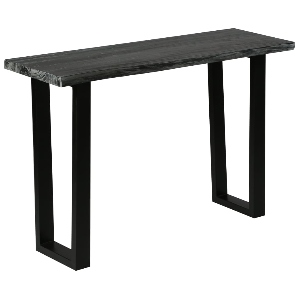 vidaXL Table console Bois de Melia azedarach 110x35x75 cm Gris