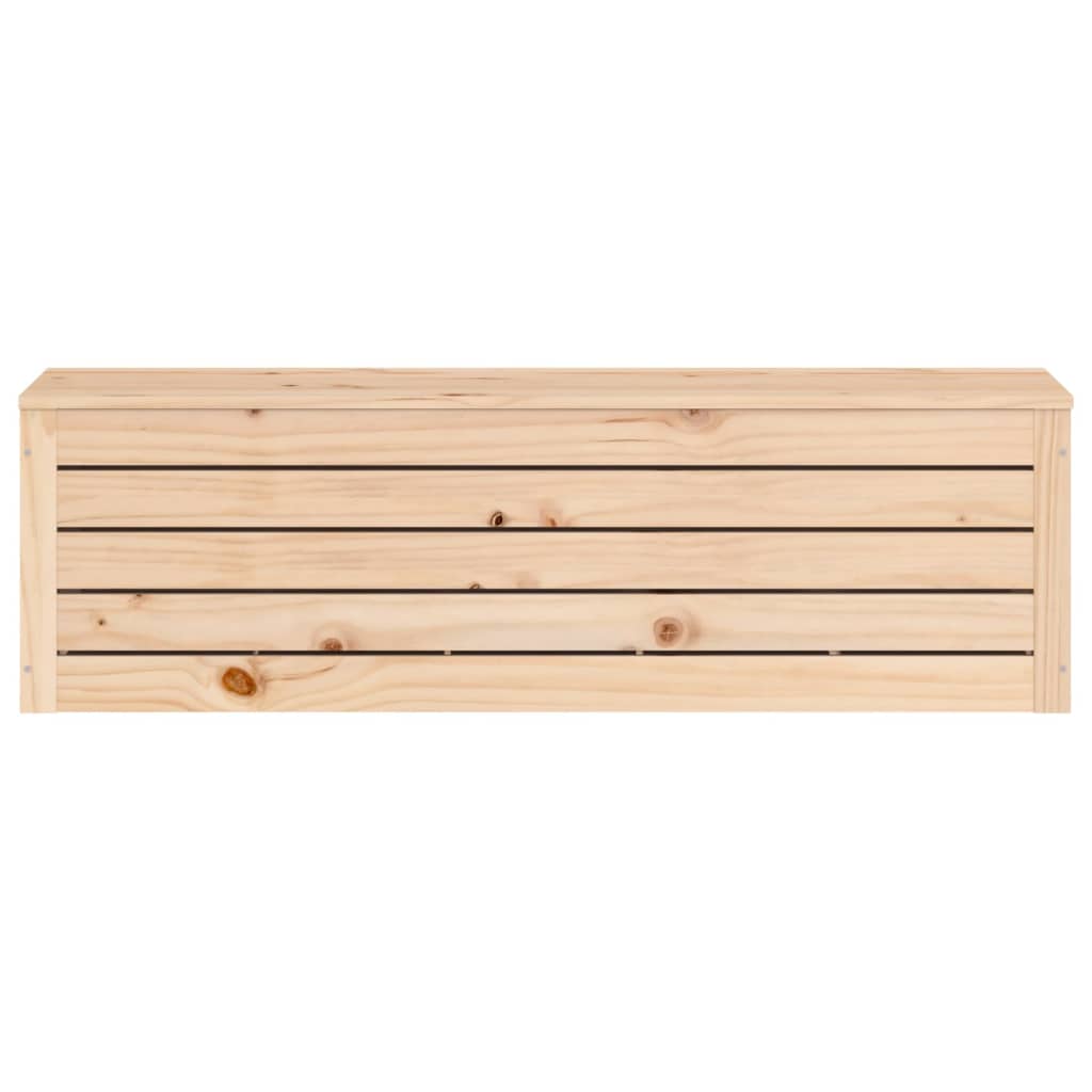 vidaXL Boîte de rangement 109x36,5x33 cm Bois massif de pin