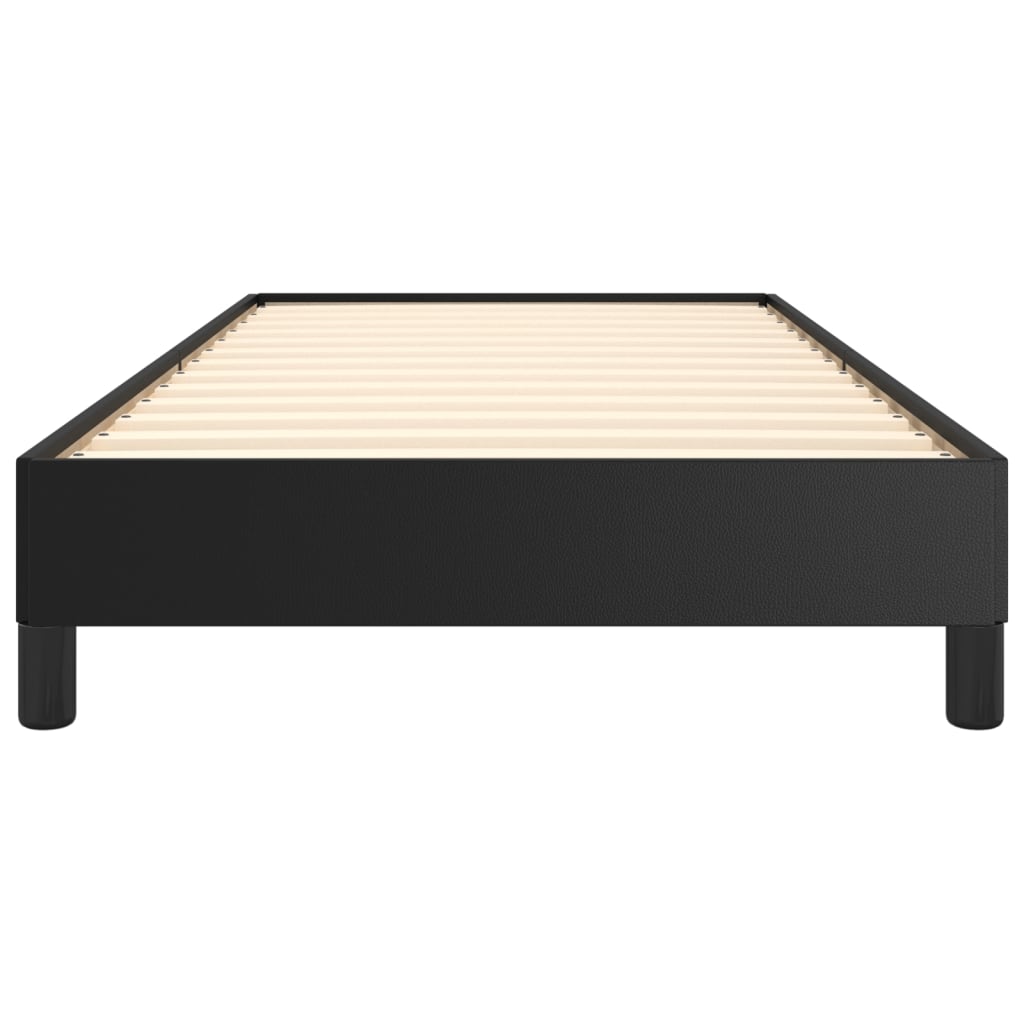 vidaXL Cadre de lit sans matelas noir 90x190 cm similicuir