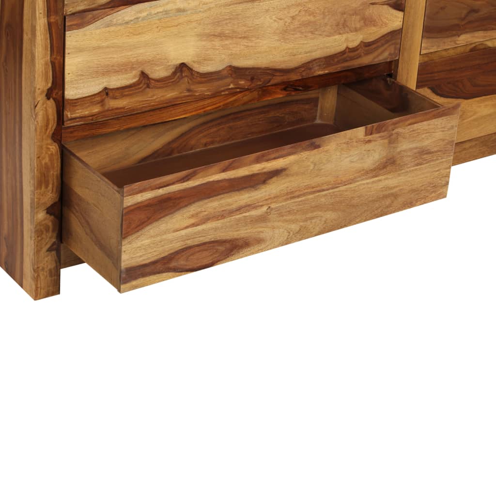 vidaXL Meuble à tiroirs Bois massif de Sesham 160 x 40 x 80 cm