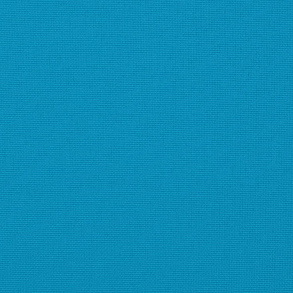 vidaXL Coussins de chaise lot de 6 bleu clair 50x50x7 cm tissu oxford