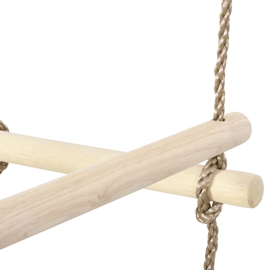 vidaXL Échelle de corde pour enfants 200 cm Bois