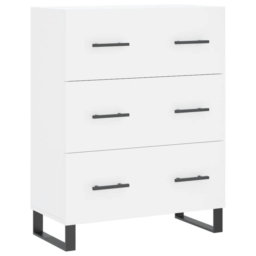 vidaXL Buffet blanc 69,5x34x90 cm bois d'ingénierie